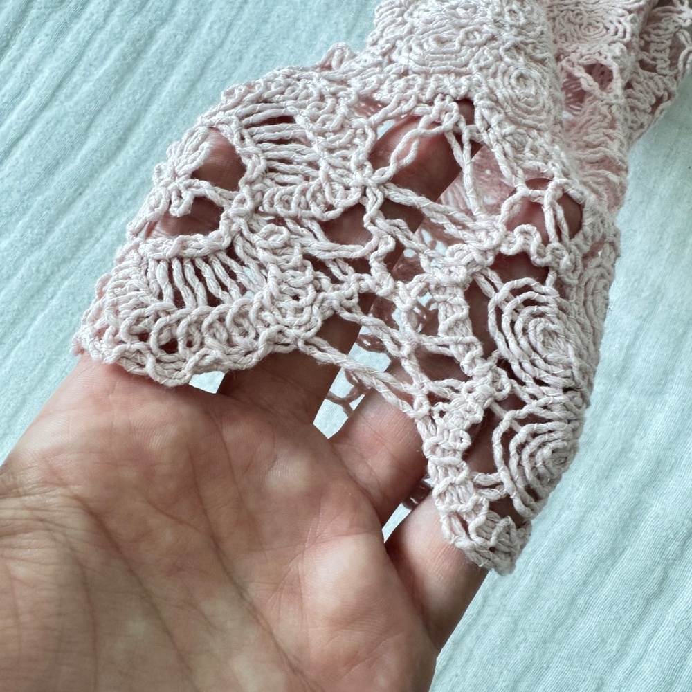 ZARA Pink Crochet Crop Top – Size S 🩷 - Picture 6 of 11